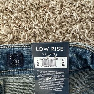 Lucky brand low rise jeans